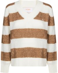 Sun 68 - Classic Striped Sweater For - Lyst