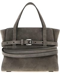 Moschino - Suede Tie Me Handbag - Lyst