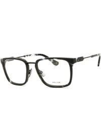 Police - Vplf09M Metal Rectangular Eyeglasses - Lyst