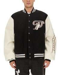 3.PARADIS - Jacket With Logo - Lyst