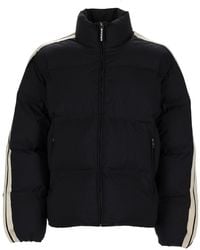Palm Angels - Puffer Jacket With Side Stripe Detail - Lyst