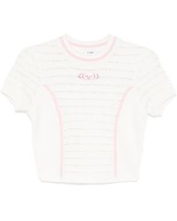 CASABLANCA - Trim Knit Top - Lyst