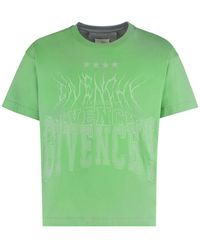 Givenchy - Cotton Crew-Neck T-Shirt - Lyst