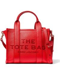 Marc Jacobs - Mini Grained Leather Small Tote Handbag - Lyst