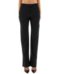 McQueen - Wool Gabardine Tailored Pants - Lyst