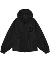 Ganni - Jacket With Logo - Lyst