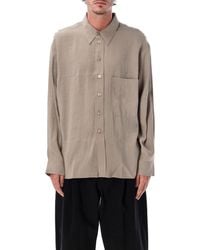 Studio Nicholson - Relaxed Fit Long-Sleeve Button-Up Shirt - Lyst
