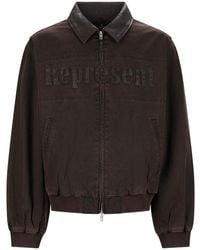 Represent - Bomber Jacket Trucker Cotton - Lyst