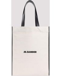 Jil Sander - Border Book Tote Handbag - Lyst