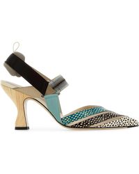 Fendi - Slingback Heels - Lyst