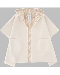 Fendi - Reversible Ff Mantella Girls' Wool & Cashmere Blend Sweater - Lyst