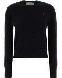 Ami Paris - Ami Wool Sweater - Lyst