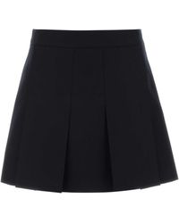 A.P.C. - Twill Jupe Mini Skirt - Lyst