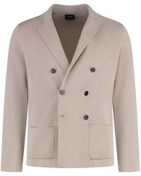 Drumohr - Knitted Cotton Blazer - Lyst