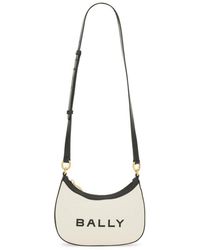 Bally - Signature Mini Handbag With Logo - Lyst
