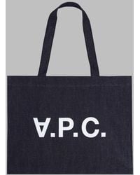 A.P.C. - Shopping Bag Daniela Cotton Handbags - Lyst