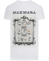 Max Mara - Graphic T-Shirt - Lyst