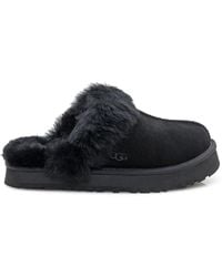 UGG - Disquette Leather Slide Sandals - Lyst