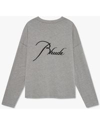 Rhude - Long-Sleeve Reverse Tee For - Lyst