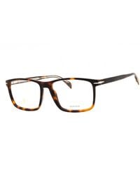 David Beckham - Rectangular Eyeglasses Db 1020 With Premium Plastic Frame - Lyst