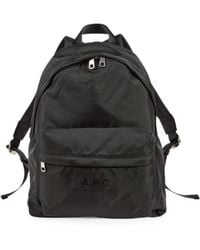 A.P.C. - A. P.C. One Large Zip Pocket Tote Bag With Embossed Logo, 25 X 40 X 25 Cm - Lyst