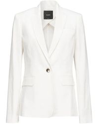 Pinko - Tailored Jacket With Peak Lapels - Lyst