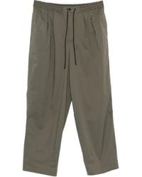 PT Torino - Drawstring Trousers With Zip And Button Closure - Lyst