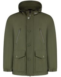 Woolrich - Light Ramar Hooded Parka Cotton Parkas - Lyst