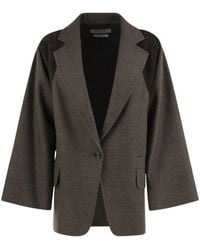 Max Mara - Notched Lapel Blazer - Lyst