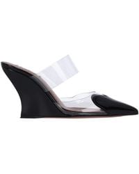 Alaïa - Wedge Heeled Shoes With Geometric Cut-Out Detail - Lyst