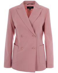 Weekend by Maxmara - Double-Breasted Blazer - Lyst