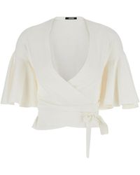 Jacquemus - Top With Crossed Neck - Lyst