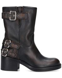 Chloé - Calf Leather Ankle Boots - Lyst