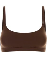 Skims - Cocoa Stretch Nylon Bra - Lyst