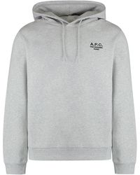 A.P.C. - Rue Madame Cotton Hoodie Jumpers - Lyst