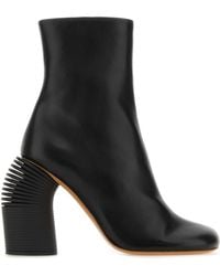 Off-White c/o Virgil Abloh - Leather Spring Ankle Boots - Lyst