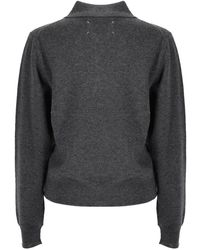 Maison Margiela - Virgin Wool Mock Neck Sweater - Lyst