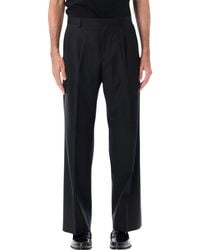 sunflower - Wool Wide Pleated Trousers - Lyst