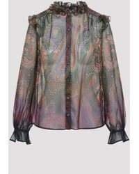 Etro - Silk Blouse - Lyst