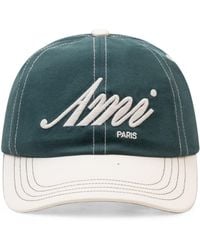 Ami Paris - Embroidered Mini Cap For - Lyst