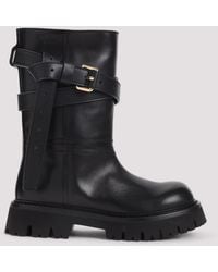 Moschino - Leather Boots - Lyst