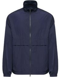 Moncler - High Collar Zip Jacket With Pockets - Lyst