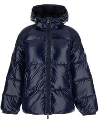Pyrenex - Tech Fabric Down Jacket With Fixed Hood And Zip Front Pockets - Lyst