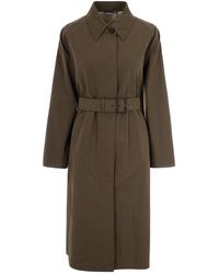 Weekend by Maxmara - Trench Coat Gabardine - Lyst