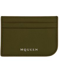 McQueen - Leather Card Holder - Lyst