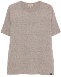 Woolrich - Cotton And Linen T-Shirt - Lyst