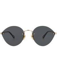 Chloé - Metal Cat Eye Mini Sunglasses For - Lyst