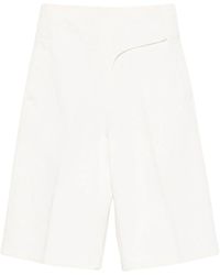 Ami Paris - Cotton Bermuda Shorts - Lyst