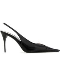 Saint Laurent - Leather Babylone 90 Pumps - Lyst