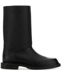 Fendi - Leather Frame Boots - Lyst